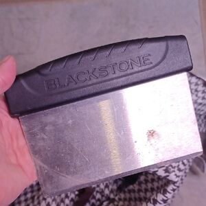 Blackstone Stainless Steel Scraper with Black Grip